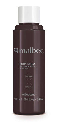 REFIL DESODORANTE BODY SPRAY MALBEC 100ML