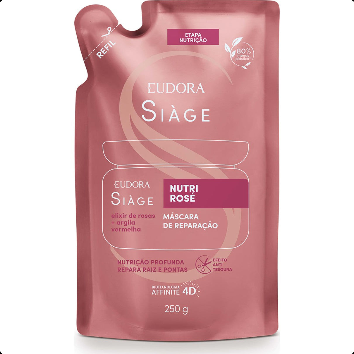 COMBO SIÀGE CRONOGRAMA CAPILAR MÁSCARAS REFIL: HAIR PLASTIA  + NUTRI ROSÉ  + CICA THERAPY