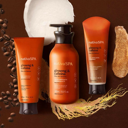 GEL CORPORAL ANTICELULITE NATIVA SPA GINSENG E CAFEÍNA 200G