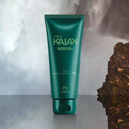 NATURA KAIAK AVENTURA GEL 2 EM 1 PARA BARBA E PÓS BARBA 100G