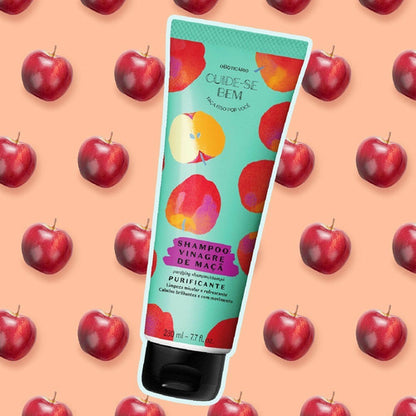 BOTICÁRIO SHAMPOO CUIDE-SE BEM FEIRA VINAGRE DE MAÇÃ 230ML