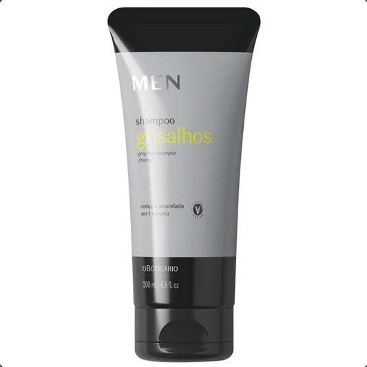 BOTICÁRIO SHAMPOO PARA CABELOS GRISALHOS MEN 200ML