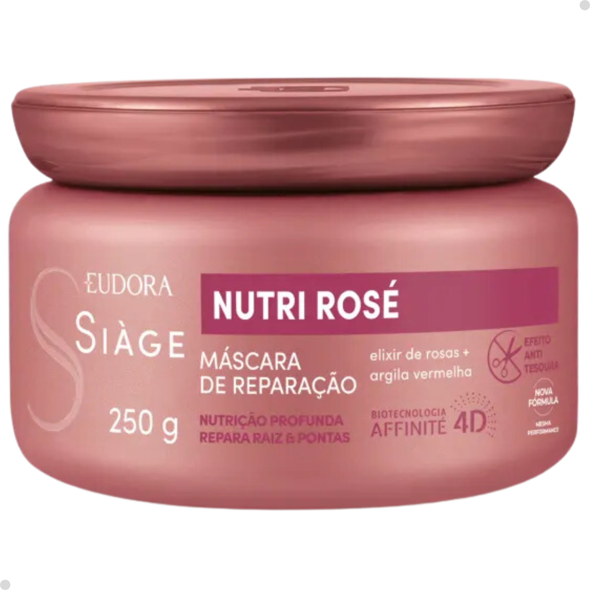 Eudora Kit Siàge Nutri Rosé Shampoo + Condicionador + Máscara