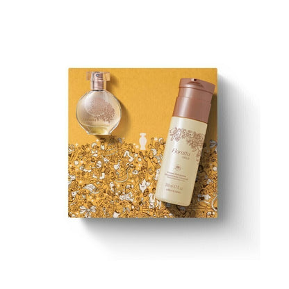 KIT PRESENTE NATAL FLORATTA GOLD (2 ITENS)