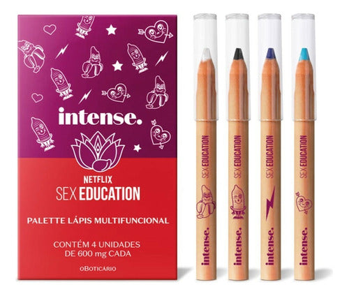 BOTICARIO PALETTE LÁPIS MULTIFUNCIONAL INTENSE SEX EDUCATION 2,4G