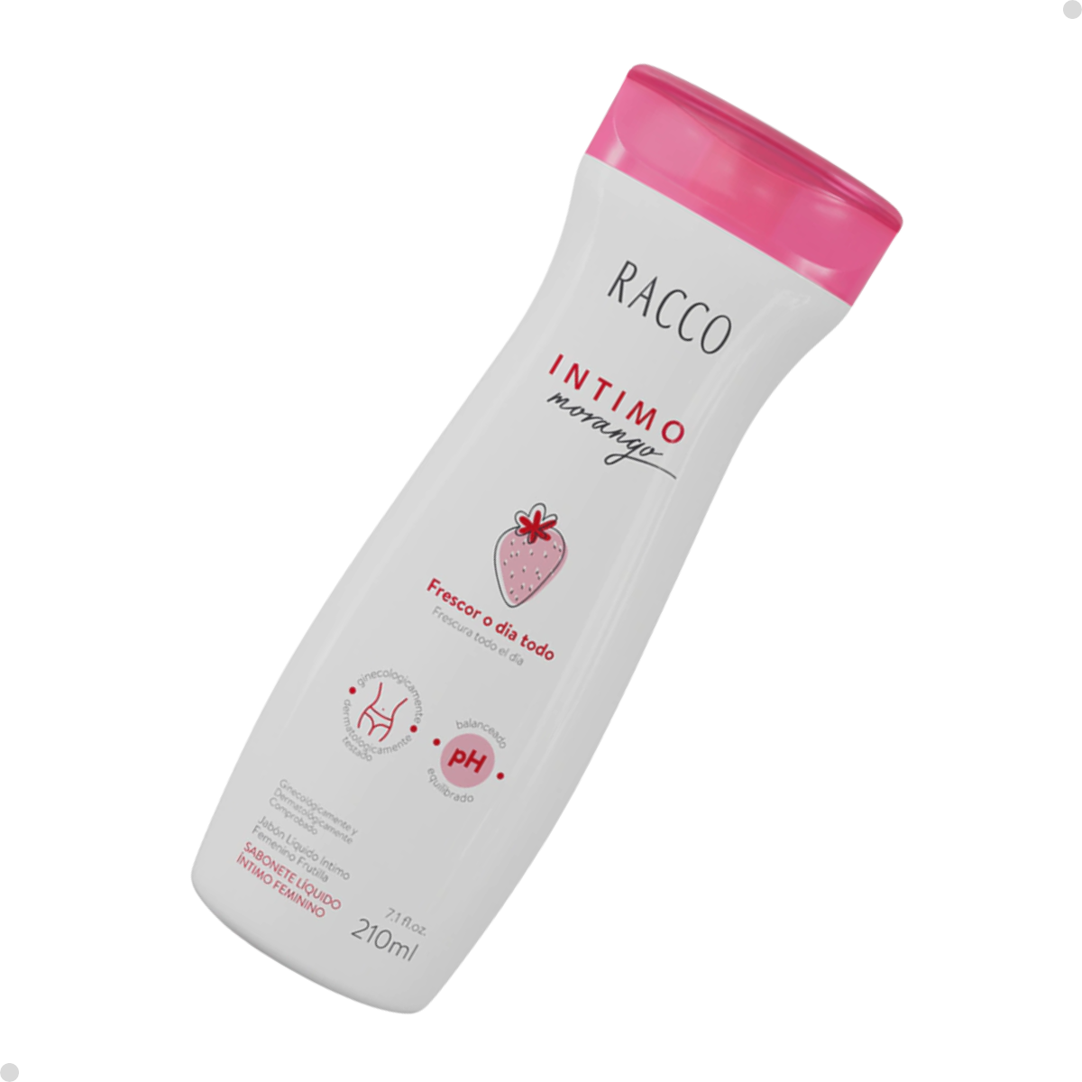 SABONETE LÍQUIDO INTIMO FEMININO MORANGO 210ML