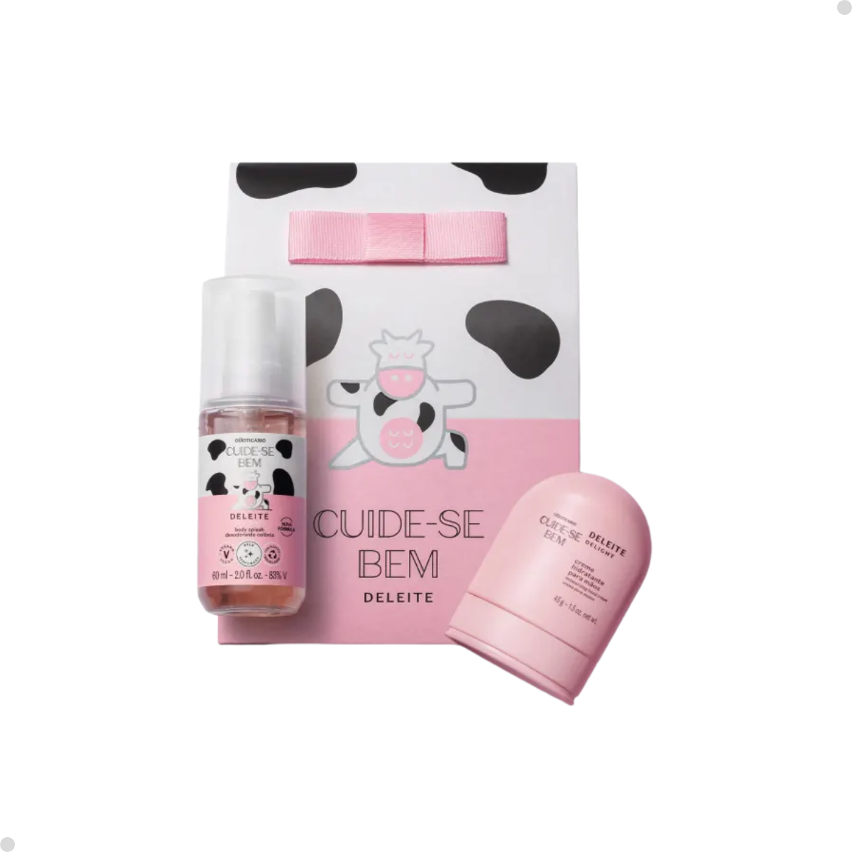 Kit Presente Cuide-se Bem Deleite Body splash + Hidratante