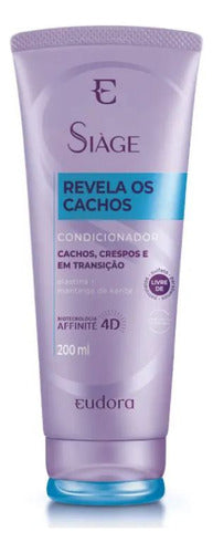 KIT SIÀGE REVELA OS CACHOS SHAMPOO + CONDICIONADOR + MÁSCARA + BOLSA