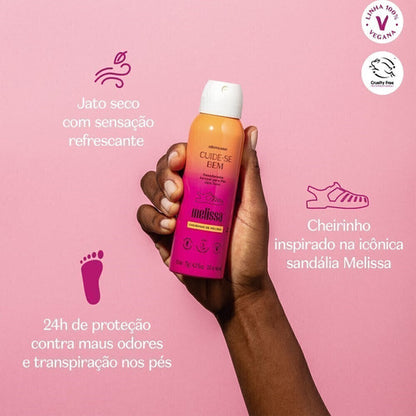 BOTICARIO DESODORANTE AEROSOL PARA PÉS CUIDE-SE BEM MELISSA 125ML
