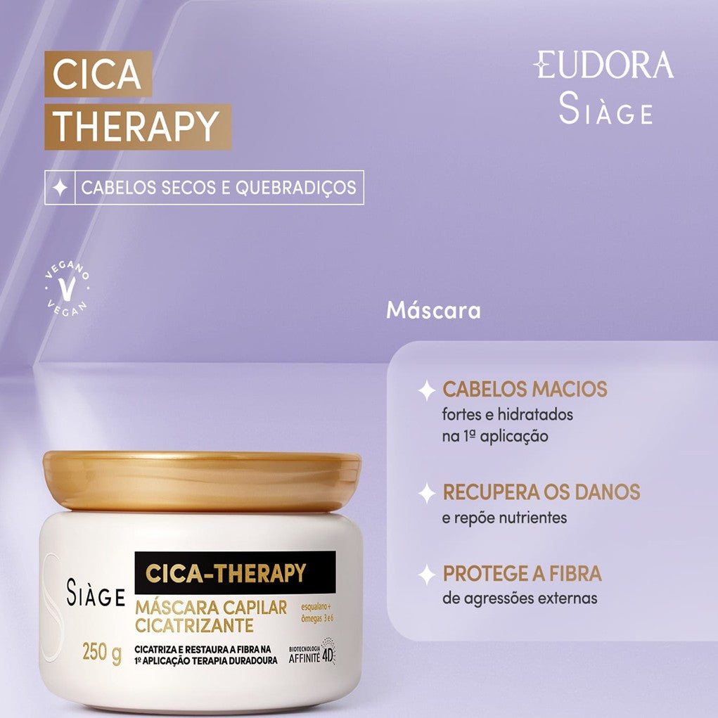 MÁSCARA CAPILAR SIÀGE CICA THERAPY 250G EUDORA