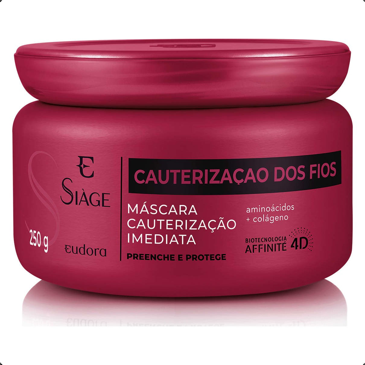 KIT SIÀGE CAUTERIZAÇÃO DOS FIOS SHAMPOO + MÁSCARA