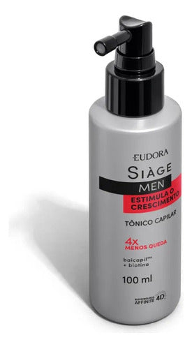 EUDORA TÔNICO CAPILAR SIÀGE MEN ESTIMULA O CRESCIMENTO 100ML