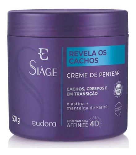 CREME PARA PENTEAR SIAGE REVELA OS CACHOS 500G