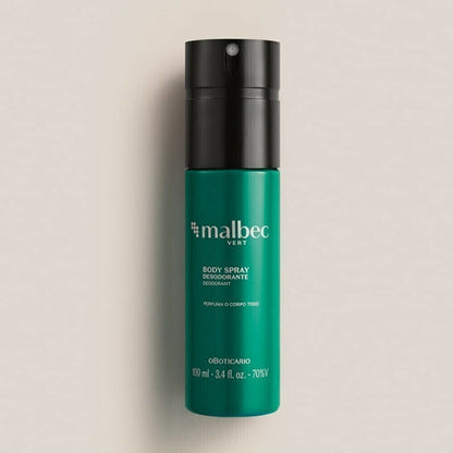 BOTICARIO DESODORANTE BODY SPRAY MALBEC VERT 100ML