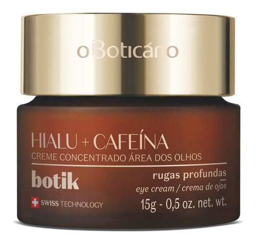 CREME CONCENTRADO PARA ÁREA DOS OLHOS ÁCIDO HIALURÔNICO E CAFEÍNA 15G