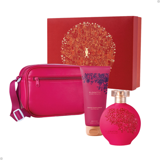 KIT PRESENTE NATAL FLORATTA FLORES SECRETAS (3 ITENS)