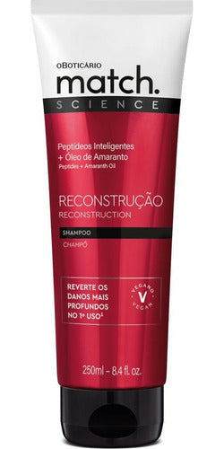 SHAMPOO MATCH SCIENCE RECONSTRUÇÃO 250ML