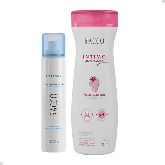 KIT ÍNTIMO RACCO SABONETE E DESODORANTE