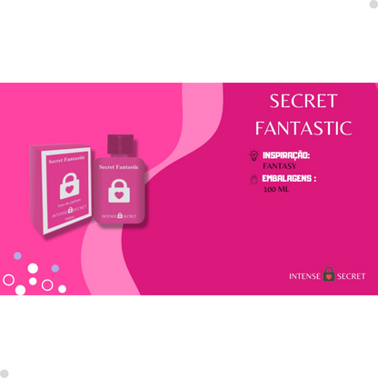 COLONIA FEMININA 100ML INTENSE SECRET FANTASTIC ( FANTASY TRAD)