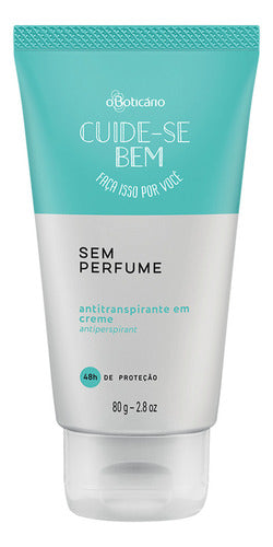 DESODORANTE CREME SEM PERFUME CUIDE-SE BEM 80G