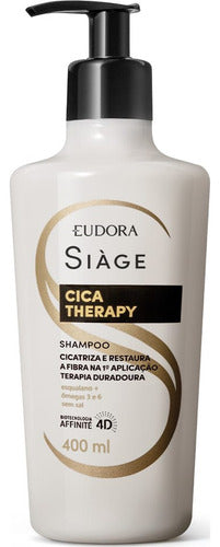 COMBO SIÀGE CICA THERAPY SHAMP 400ML + CONDICR 400ML + BOLSA
