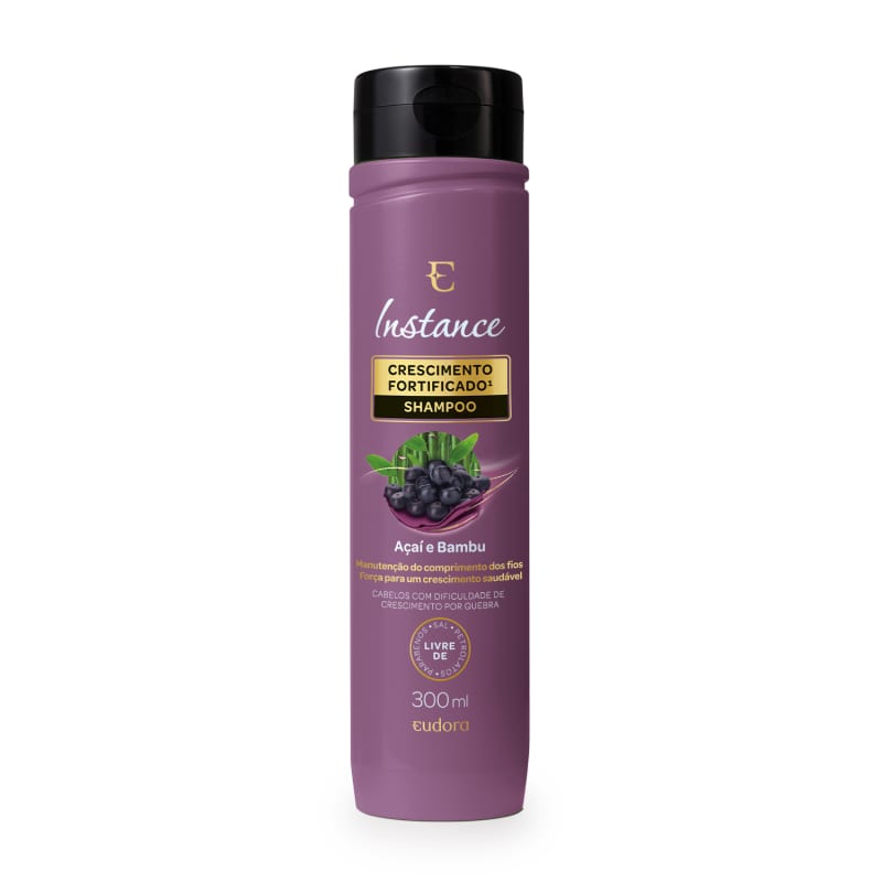 EUDORA SHAMPOO INSTANCE AÇAÍ E BAMBU 300ML