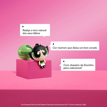 BALM LABIAL MARROM TODA DOCINHO AS MENINA SUPER PODEROSAS 5G
