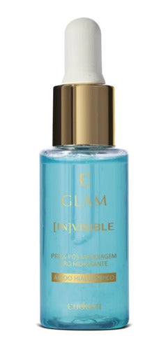 PRÉ E PÓS MAKE PRÓ HIDRATANTE ÁCIDO HIALURÔNICO GLAM INVISIBLE 27ML