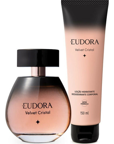 KIT VELVET CRISTAL: COLONIA 100ML + LOÇÃO CORPORAL 150ML