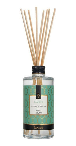 REFIL PARA DIFUSOR DE VARETAS BAMBOO VIA AROMA - 250ML