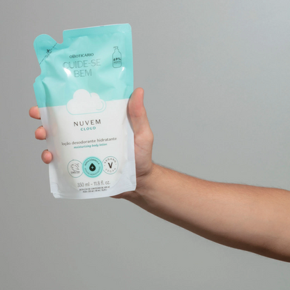 REFIL LOÇÃO DESODORANTE HIDRATANTE CUIDE-SE BEM NUVEM 350ML