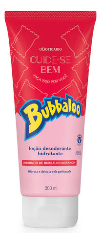 HIDRATANTE CORPORAL CUIDE-SE BEM BUBBALOO MORANGO 200ML