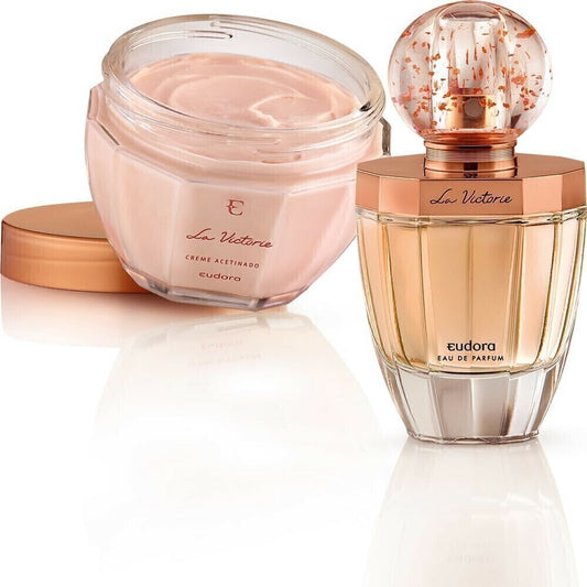 KIT LA VICTORIE EAU DE PARFUM 75ML + CREME ACETINADO 250G NOVA VERSÃO