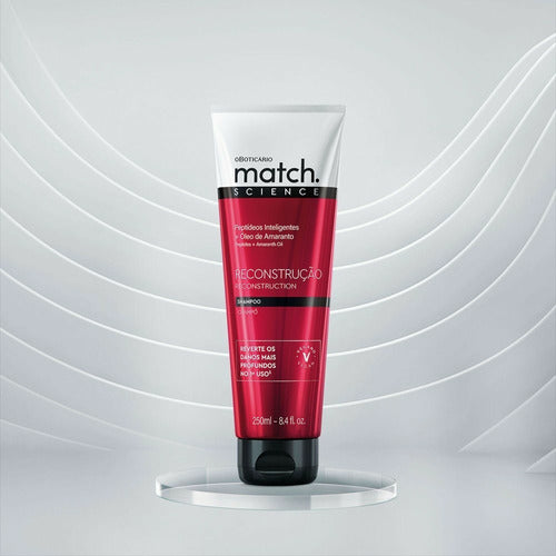 SHAMPOO MATCH SCIENCE RECONSTRUÇÃO 250ML