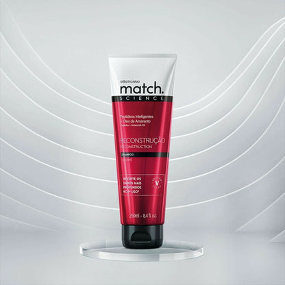SHAMPOO MATCH SCIENCE RECONSTRUÇÃO 250ML