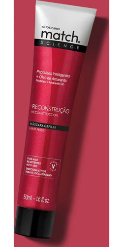 MÁSCARA CAPILAR MATCH SCIENCE RECONSTRUÇÃO 50ML