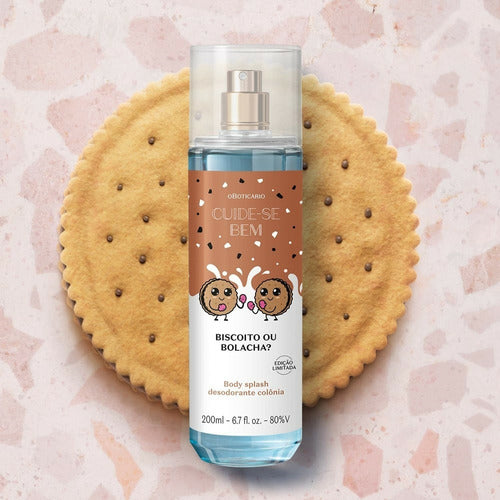 BOTICÁRIO BODY SPLASH DESODORANTE COLÔNIA CUIDE-SE BEM BISCOITO OU BOLACHA 200ML