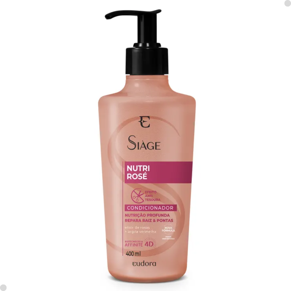 COMBO SIÀGE NUTRI ROSE: SHAMPOO 400ML + CONDICIONADOR 400ML