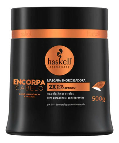 HASKELL MÁSCARA ENGROSSADORA ENCORPA CABELO 500G