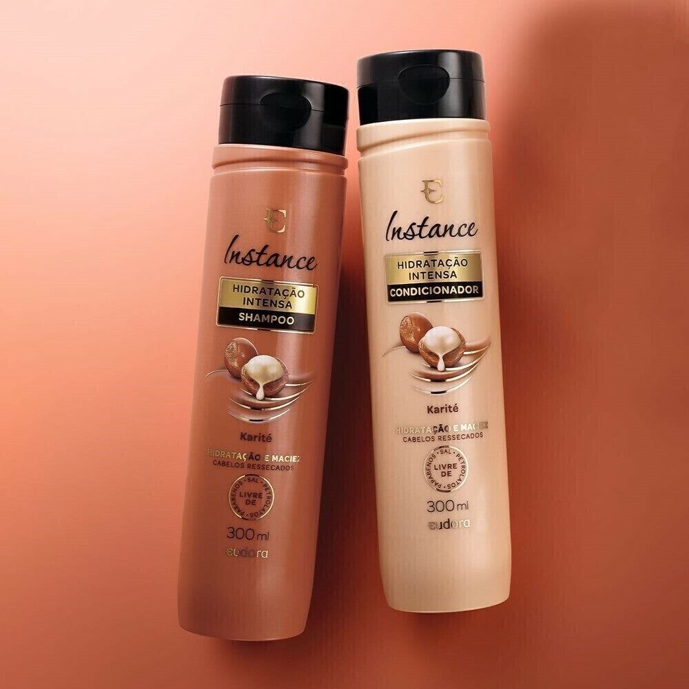 COMBO INSTANCE KARITE SHAMPOO 300ML + CONDICIONADOR 300ML