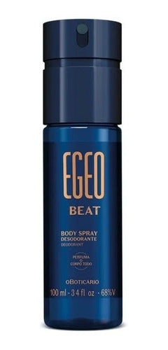 BOTICARIO BODY SPRAY DESODORANTE EGEO BEAT 100ML