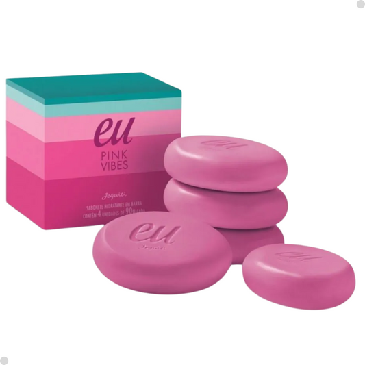 SABONETE HIDRATANTE EM BARRA EU PINK VIBES JEQUITI