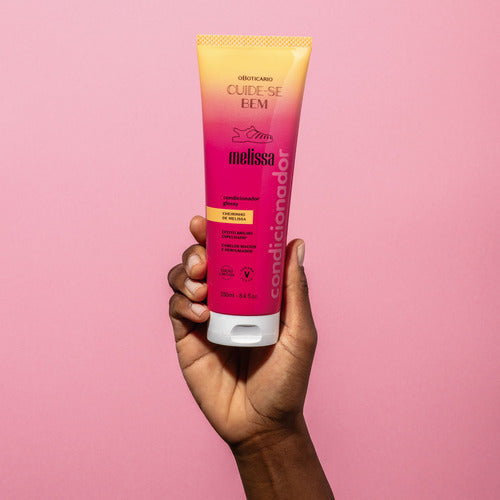 BOTICARIO CONDICIONADOR GLOSSY CUIDE-SE BEM MELISSA 250ML