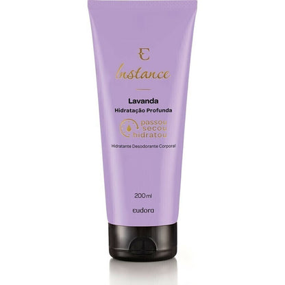 LOÇÃO HIDRATANTE DESODORANTE CORPORAL INSTANCE LAVANDA 200ML