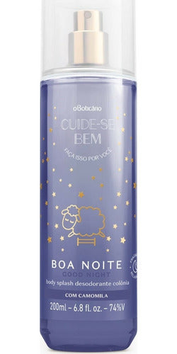 BOTICARIO BODY SPLASH DESODORANTE COLÔNIA CUIDE-SE BEM BOA NOITE 200ML