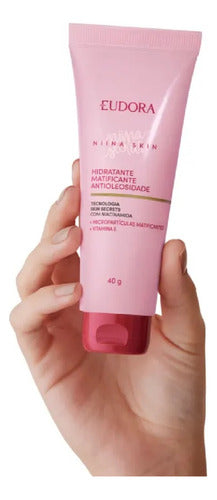 EUDORA HIDRATANTE MATIFICANTE ANTIOLEOSIDADE NIINA SKIN 40G
