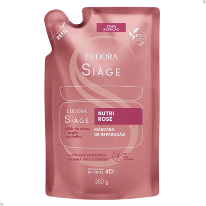 Eudora Kit Siàge Nutri Rosé Shampoo + Condicionador + Máscara